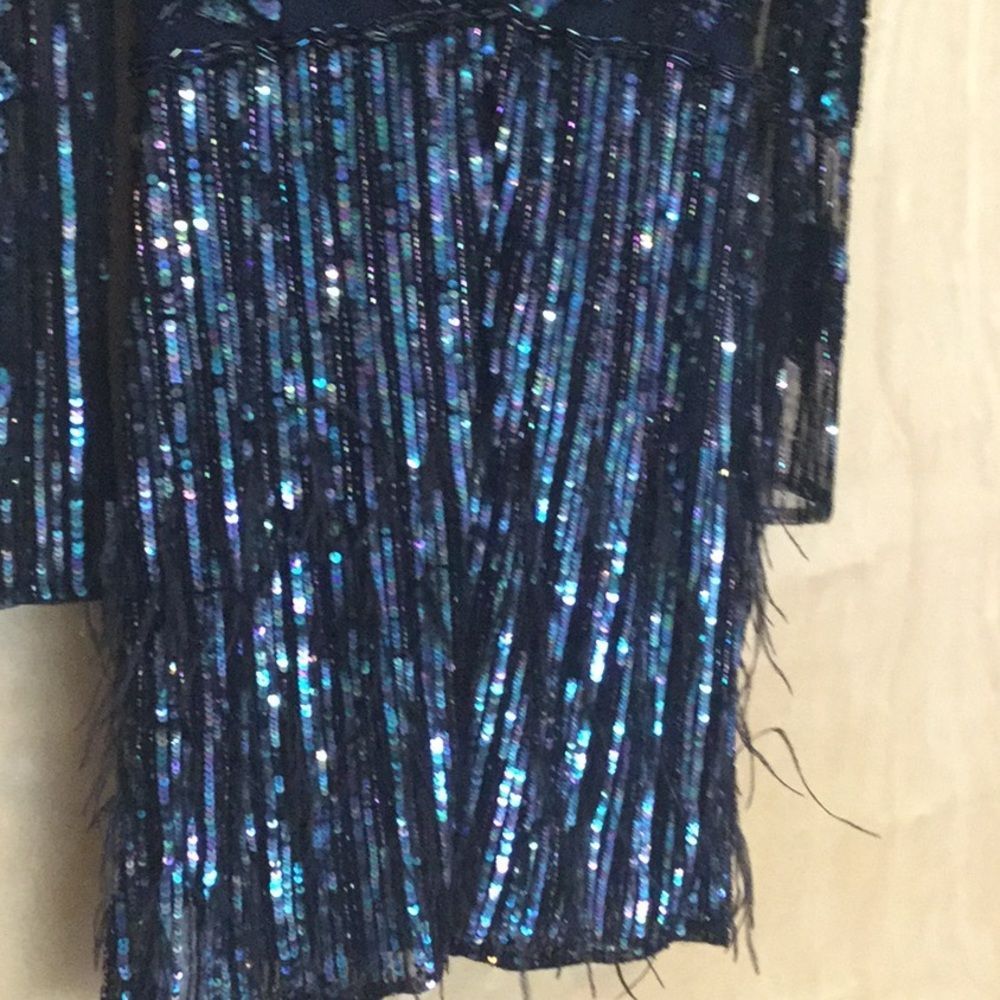 PARKER BLACK Bailey Embellished Mesh Dress - Picture 11 of 15